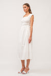 DELIA DRESS - WHITE