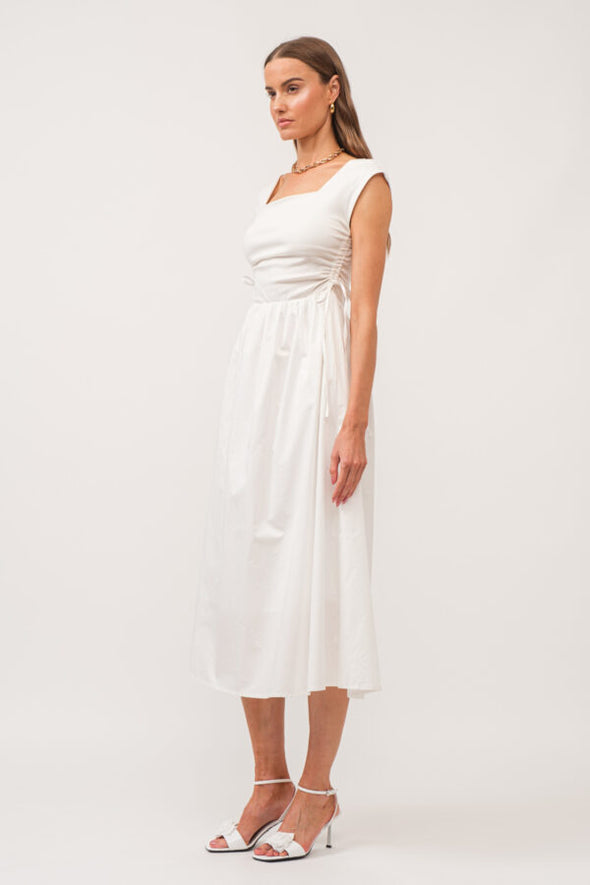 DELIA DRESS - WHITE