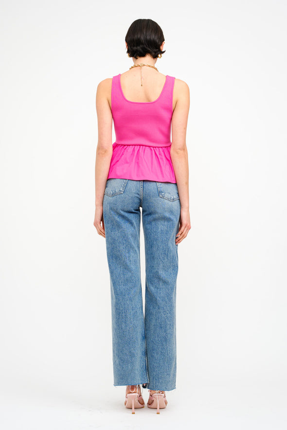 RAINA TOP - FUSCHIA