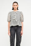 NORAH TOP - GINGHAM