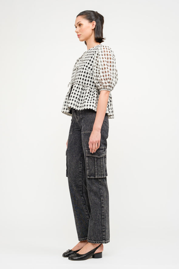 NORAH TOP - GINGHAM