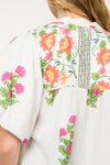 FLORAL GARDEN PARTY TOP