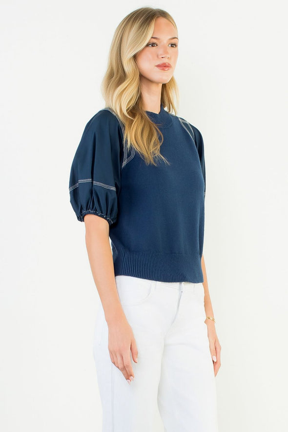 HALI TOP - NAVY