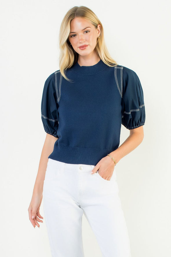 HALI TOP - NAVY