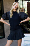 HALI TOP - BLACK