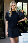 HALI TOP - BLACK