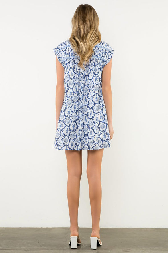 KAIA DRESS - NAVY