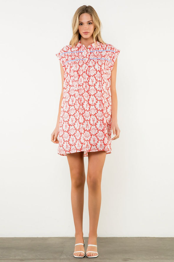 KAIA DRESS - RED
