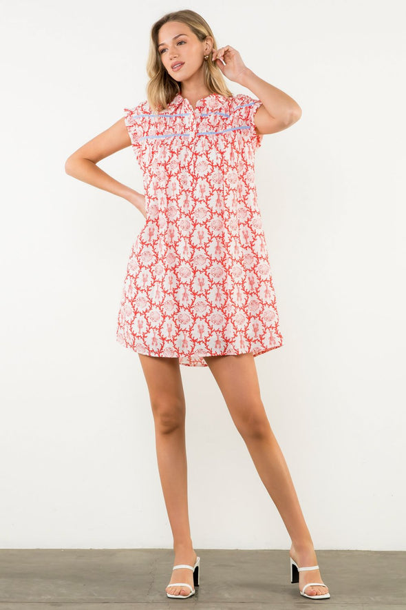 KAIA DRESS - RED