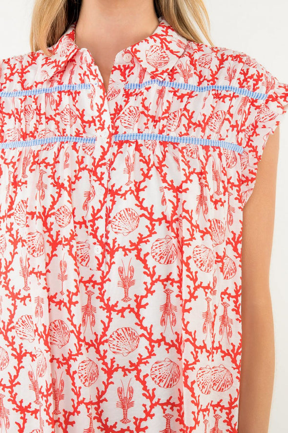 KAIA DRESS - RED