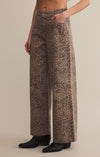 MARLI DENIM LEOPARD PANTS