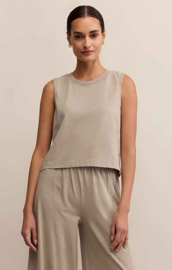 SLOANE JERSEY MUSCLE TANK
