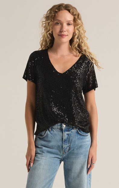 MARBELLA SEQUIN TOP