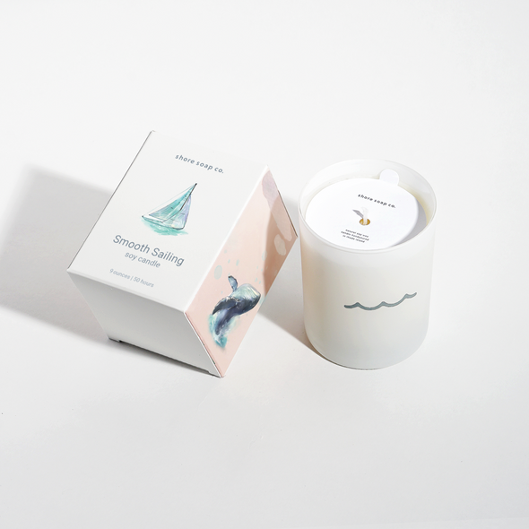 SHORE SOAP CANDLE - SMOOTH SAILING